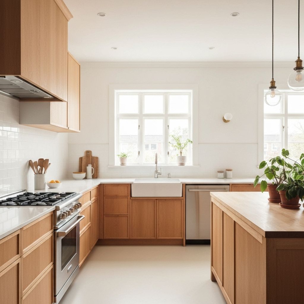 Scandinavian Style kitchen design in Berkeley